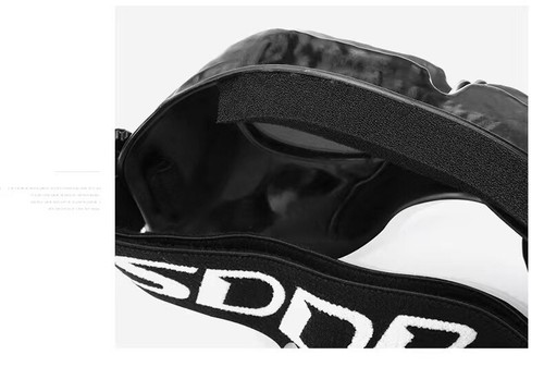 Motorcycle Face Shield Helmet skull Mask Goggles Dust-proof Black White - Picture 13 of 21