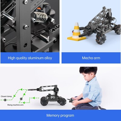 VANLINNY Smart Robot Arm Kit,2-in-1 Science Kits with 4-DOF