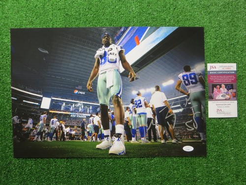 DEZ BRYANT DALLAS COWBOYS SIGNED 12x18 PHOTO "Boss" JSA COA - Picture 1 of 4