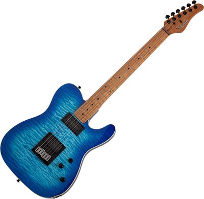 Schecter PT Pro Electric Guitar Trans Blue Burst