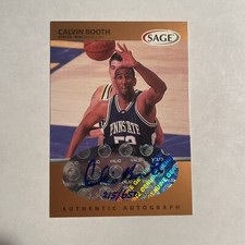 1999 Sage Auto Bronze /650 Calvin Booth #A6 Auto