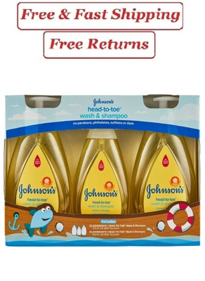 johnson baby head to toe wash 33.8 oz