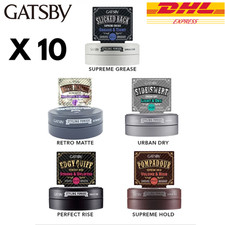 Gatsby Styling Pomade 75g Hair Wax for Men Grooming x10 Bulk Pack - Fast DHL Ex