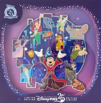 Disney Parks 2025 Sorcerer Mickey Jumbo Limited Edition Pin