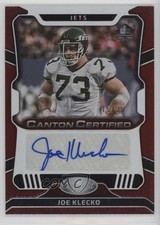 2023 Certified Canton Signatures Mirror Red Etch /25 Joe Klecko Auto 07lk