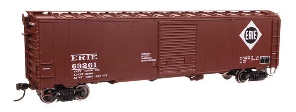 Walthers Mainline 910-46516 HO Scale 50' AAR Boxcar RTR Erie #63261