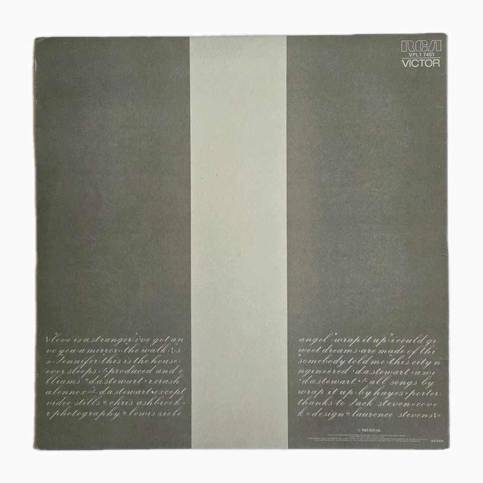 EURYTHMICS "Sweet Dreams (Are Made Of This)" 1983 AUSSIE 10Tk VINYL LP - Image 2 of 4