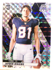 2025 Panini Mosaic Jayden Higgins Rookie Variation RC Mosaic Prizm #286 Texans