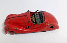 Vintage 1940s Schuco Examico 4001 Windup Metal Car Red Original U.S Zone Germany