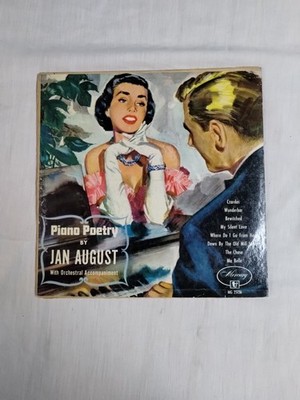Piano Poetry by Jan August - Czardas, Ma Belle, Wunderbar 10in Mercury EP-1-3005