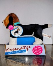 NIB Vintage Nintendogs Beagle Puppy Dog Plush Toy Stuffed Animal Nintendo Works
