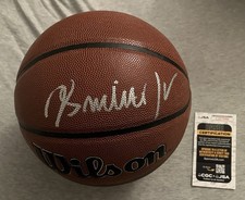 Jordan Smith Jr Signed NBA Basketball Auto Arkansas Razorbacks JSA COA