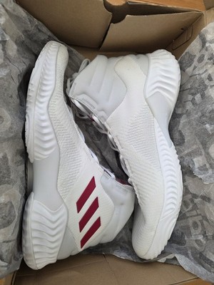 adidas Pro Bounce 2018 Mid White Red Strip - F35952 Size 17  New Others