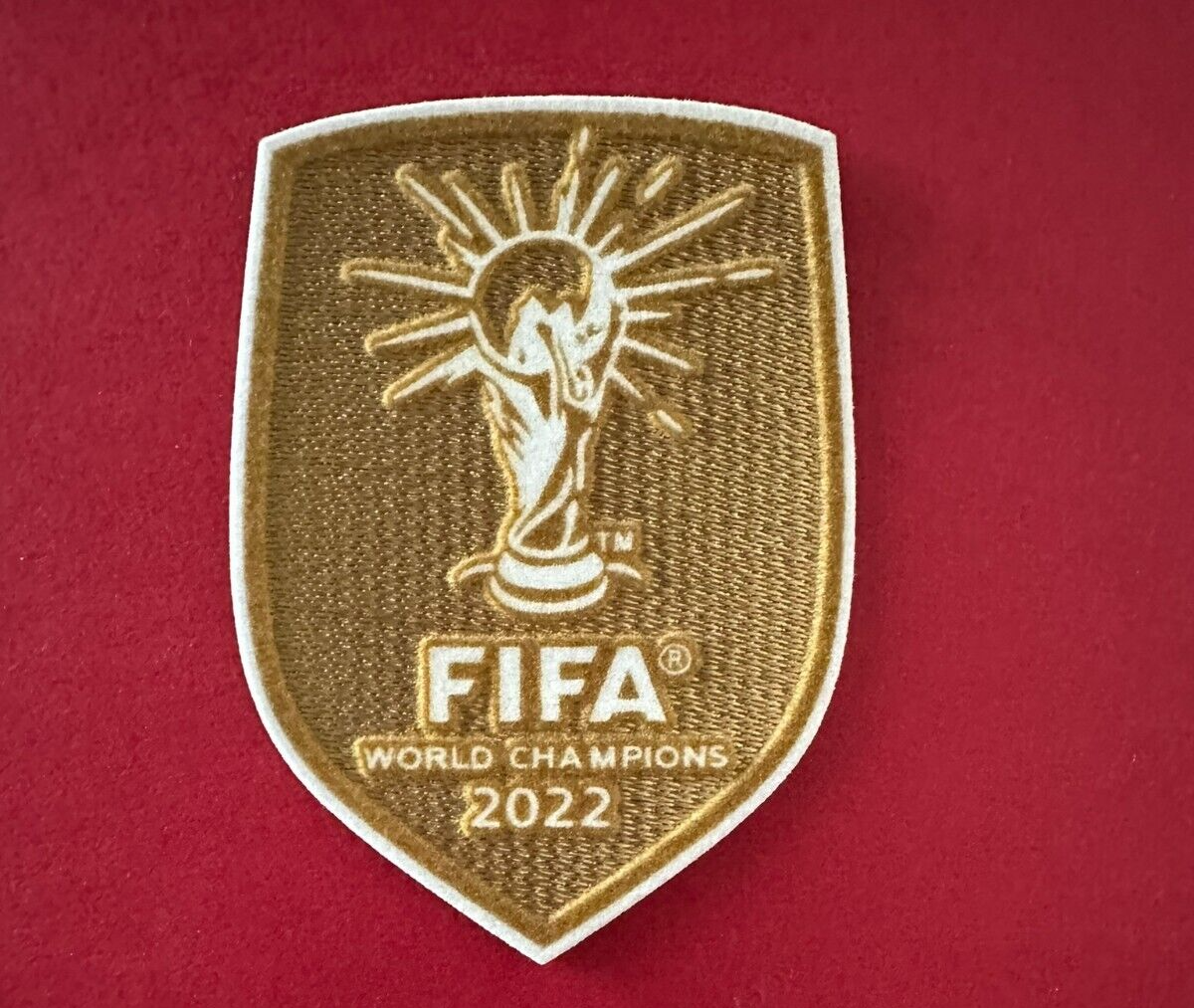 FIFA World Cup Champions 2022 Football Badge Patch Argentina