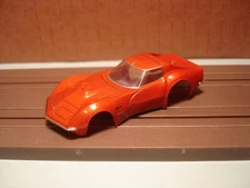 AFX RACING H.O. SCALE SLOT CAR BODIES ONLY 1971 CORVETTE 454 IN ONTARIO ORANGE