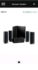 Harman Kardon HKTS- 16BQ 5.1 Channel Home Theater Speaker Package Black NIB
