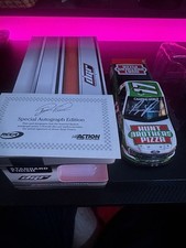 RYAN PREECE AUTOGRAPHED 2021 FORD F-150 HUNT BROTHERS PIZZA DIECAST W/COA & CARD