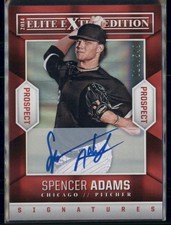 2014 Panini Elite Extra Edition - Prospects Spencer Adams #76 Autographs /549