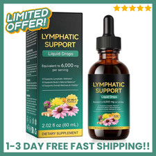 Lymphatic Drainage Drops Liposomal Immune Cleanse Support / Drenaje Linfatico