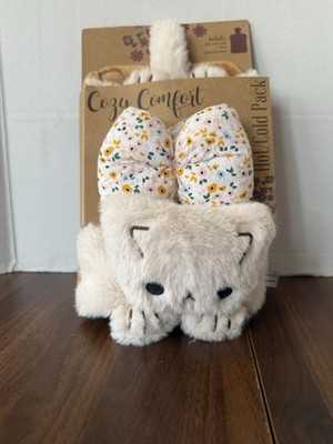 COZY Comfort HOT COLD PACK PLUSH Cuddle COVER + HOT WATER BOTTLE New Gift