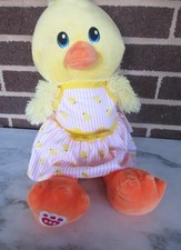 Build a Bear Sunshine Chick 18" Plush-Ducky Dress