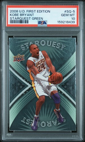 Kobe Bryant #SQ-5 2008 Upper Deck First Edition Starquest Green card