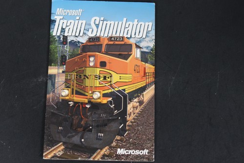 Microsoft Train Simulator PC CD-ROM Video Game Complete with Manuals BNSF