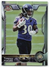 2015 Topps Chrome Terrence Magee RC Rookie Baltimore Ravens #466