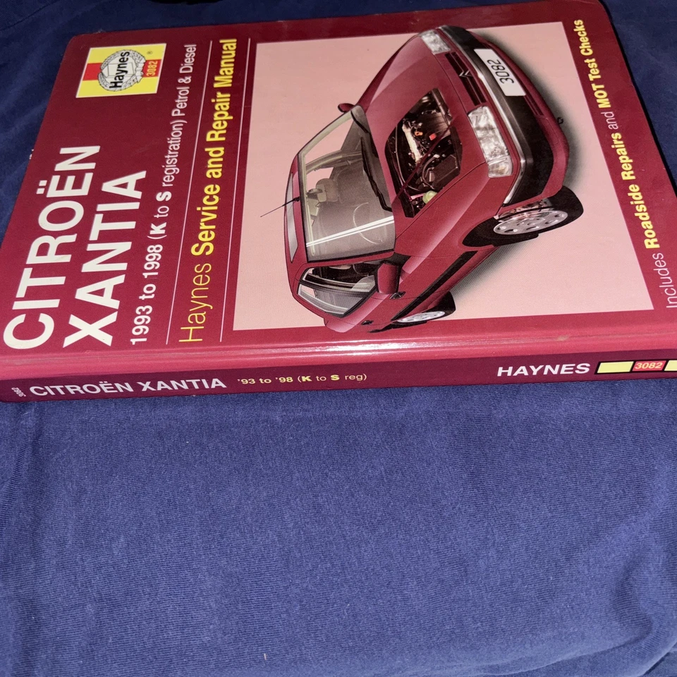 Citroen Xantia 1993-98 K-S Petrol Diesel Haynes 3082 Service & Repair Manual '99 - Image 3 of 4