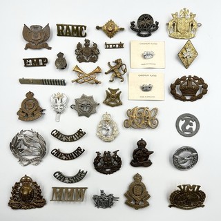 Genuine Military Badges & Shoulder Titles Job Lot 1