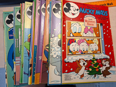 Auswahl Micky Maus 1981 Comic Heft Ehapa Walt Disney - Z1