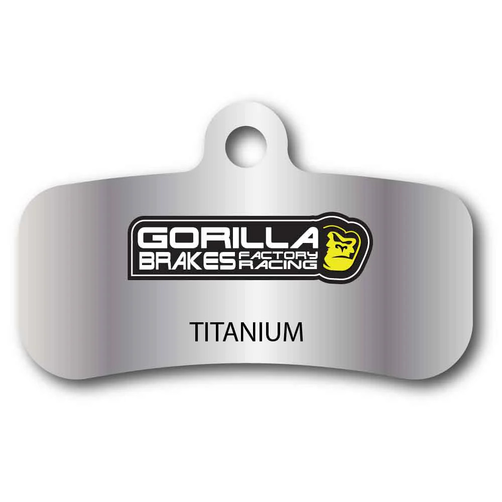 Shimano Disc Brake Pads – SLX, XT, XTR, SAINT Gorilla Brakes Titanium