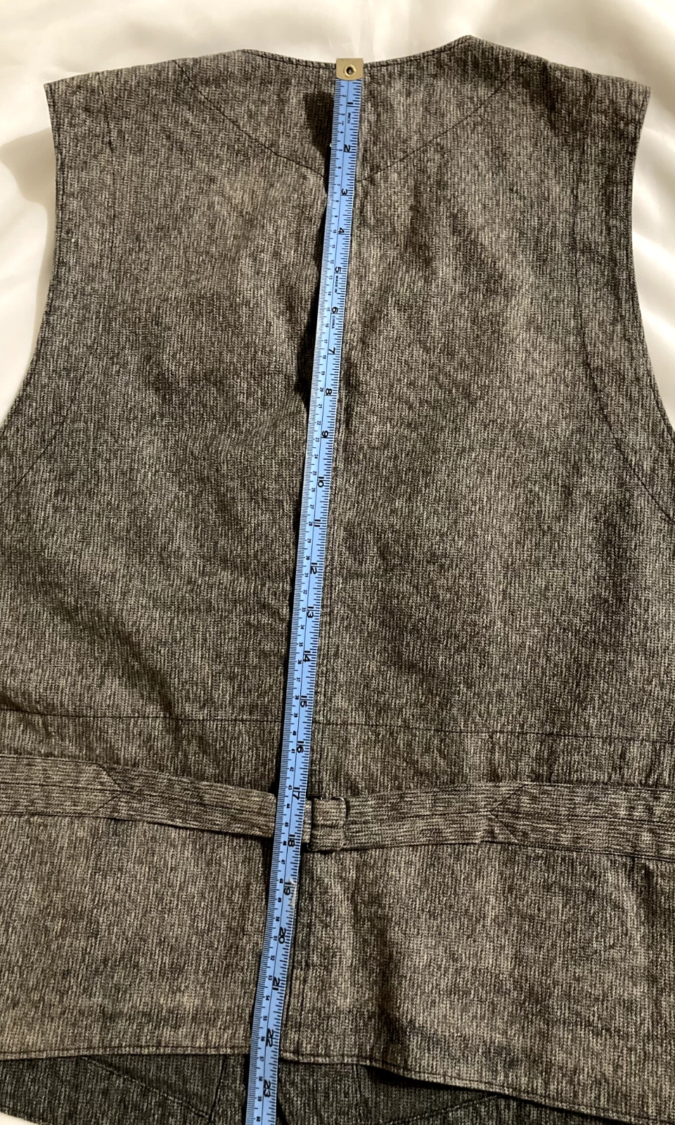 RRL Double RL Ralph Lauren Men's Gray Textured Cotton Vest Size M image 10