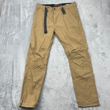 Wrangler ATGs Men's Tan Nylon Stretch Outdoor Cargo Pants Size 36x32