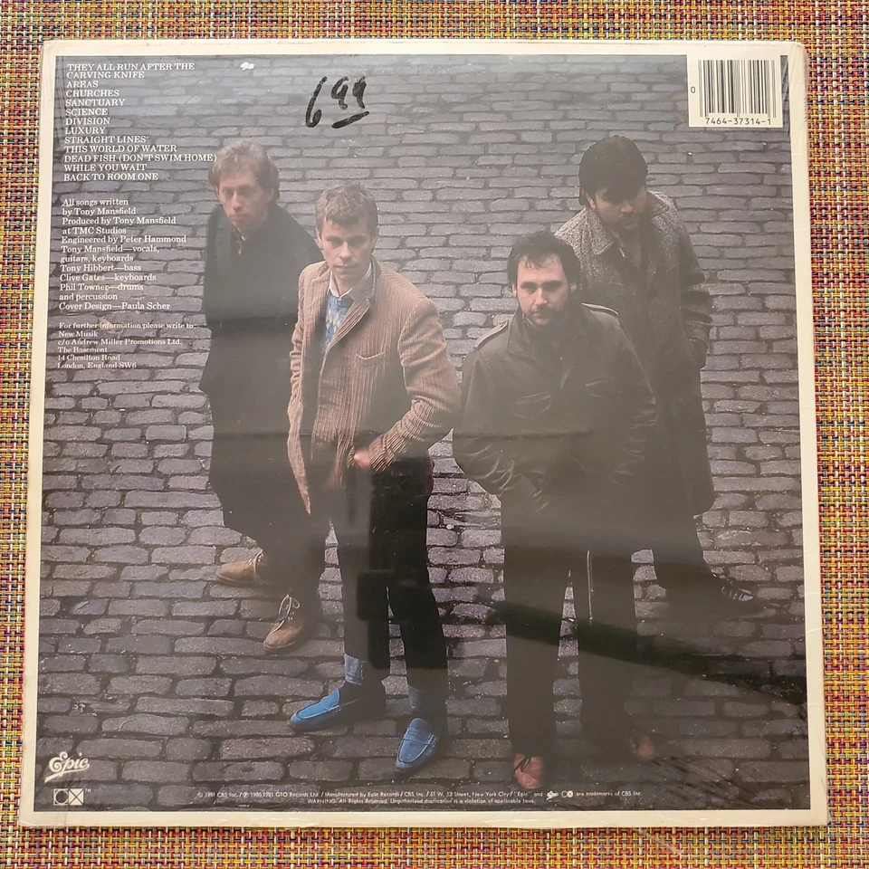 NEW MUSIK - Sancturary / '80s ELECTRO SYNTH POP SEALED LP HYPE STICKER - Image 2 of 2