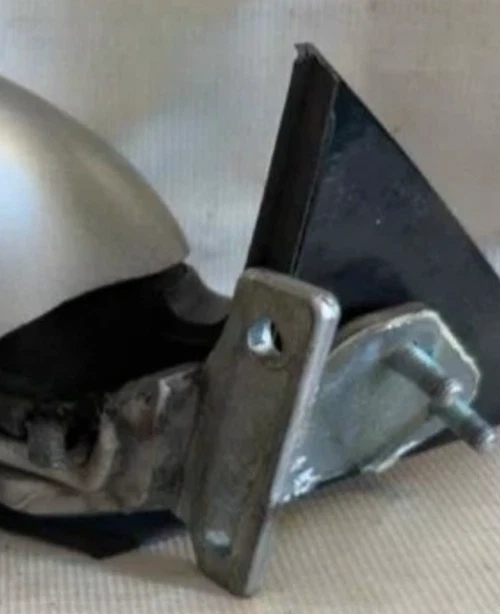 2000-2003 Volkswagen Beetle Left Driver Side View Power Mirror Door Silver Oem Foto 4 de 4