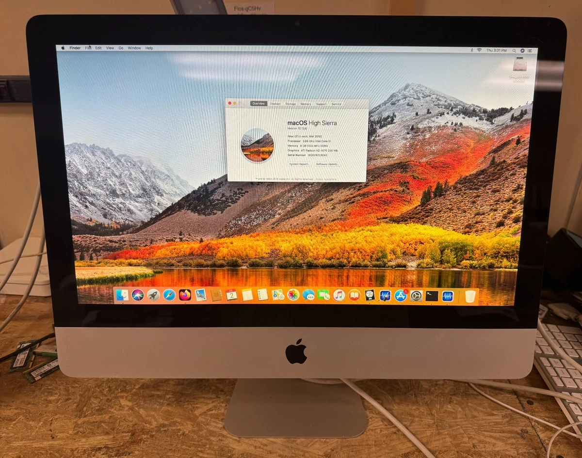 Apple iMac 8 GB RAM 2010 Apple Desktops & All-In-One Computers for