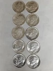 Lot of 10 - U.S. 90% Silver Roosevelt Dimes BU 1960-64 Various Mints $1 Face #42