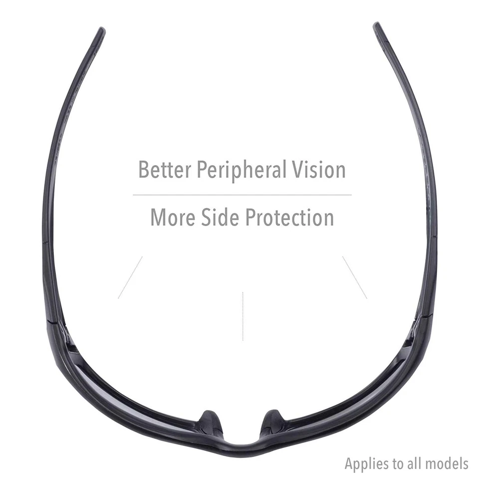 Gafas de seguridad Uvex by Honeywell Hypershock, marco marrón con lente transparente y Foto 3 de 4