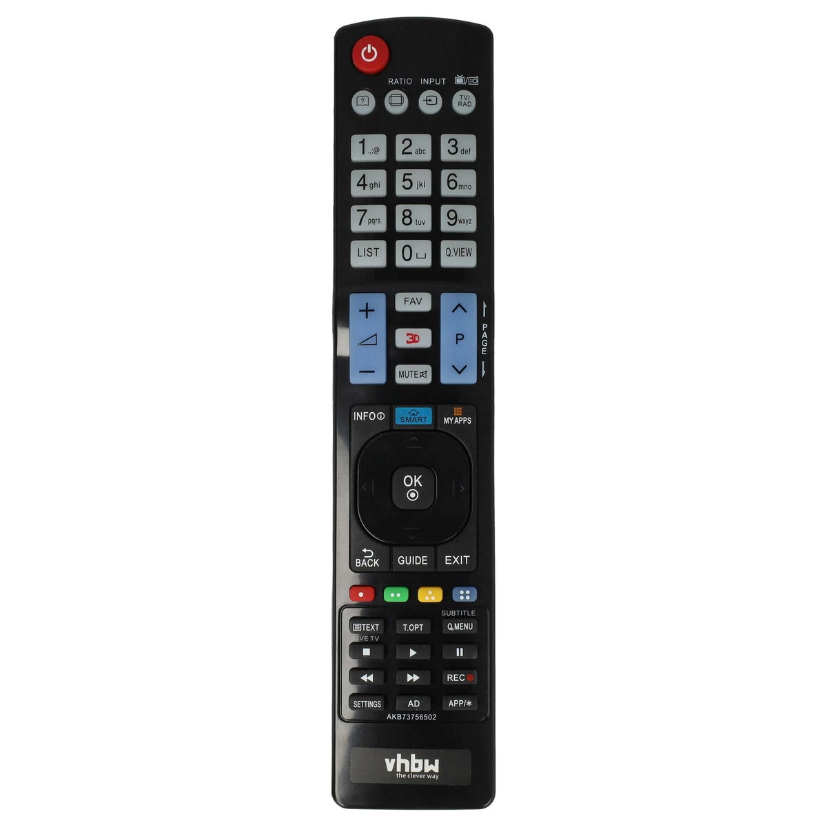 Mando a distancia reemplaza LG AKB73756502