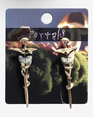 Melanie Martinez Portals Dagger Front Back Earrings Brand New