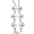 Walter Vandever Navajo Sterling Kokopelli Necklace & Earring Set of 2 #S5206-5 — photo 5