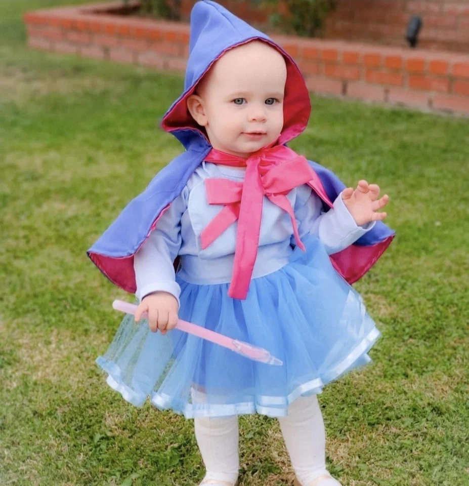 Hada Madrina Halloween Disfraz Bebé Niño Infante Tutú Conjunto de 2 Piezas Foto 3 de 3