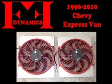FF DYNAMICS EXTREME ELECTRIC COOLING FAN SYSTEM STAGE 3: CHEVY EXPRESS VAN 96-10