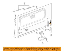 Gm Oem 07-22 Canyon Pick Up Box Tail Gate-tail Gate Bushing 25815553