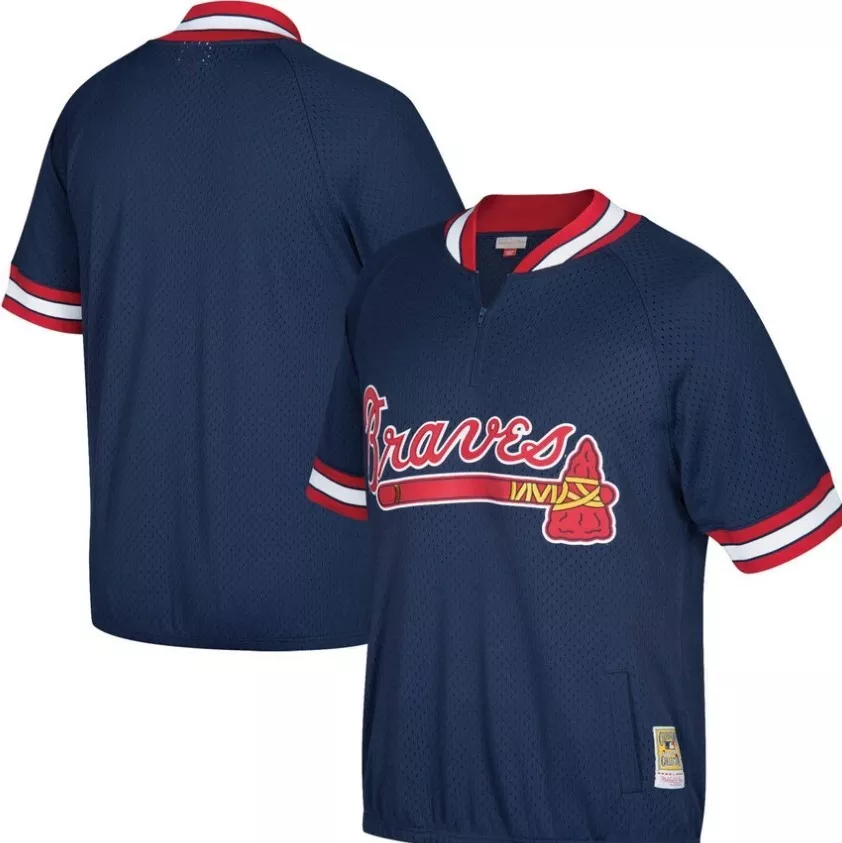 Mitchell & Ness Authentic Atlanta Braves 1991 BP Jersey