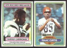 BUY 1, GET 1 FREE 1980 TOPPS FOOTBALL YOU PICK #1 - #200  NMMT * FREE SHIPPING *