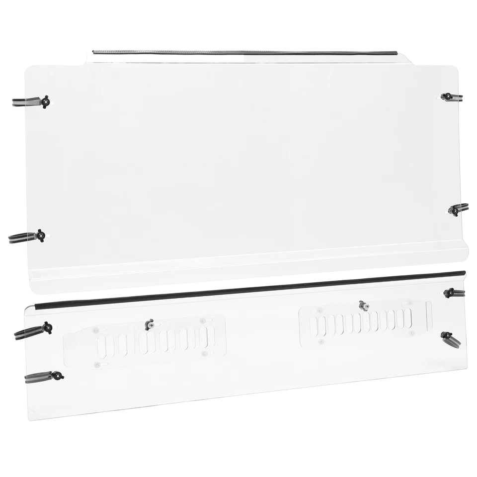 Parabrisas ventilado transparente UTV / SXS para KUBOTA RTV X900 X1120 X1130 X1140 2 PIEZAS Foto 3 de 4