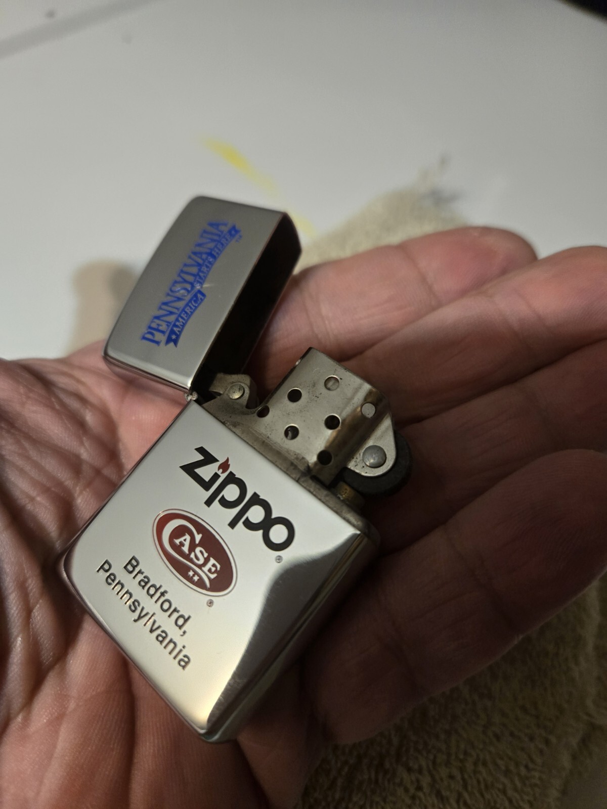 Vintage Zippo Lighter PENNSYLVANIA Chrome PA eBay