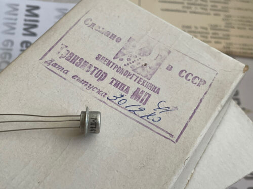 10x MP41 Vintage Germanio Ruso PNP Transistores МП41 HFE= 30...60 NOS - Imagen 4 de 9